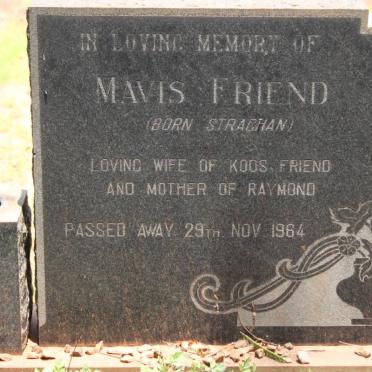 FRIEND Mavis nee STRAGHAN -1964