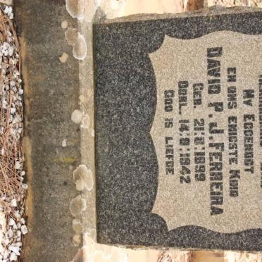 FERREIRA David P.J. 1899-1942