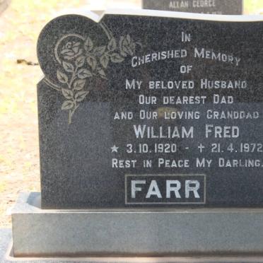 FARR William Fred 1920-1972