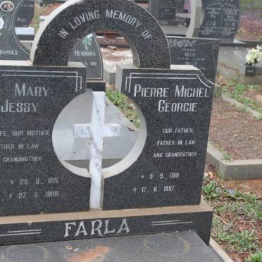 FARLA Pierre Michel Georgie 1918-1997 &amp; Mary Jessy 1921-1989
