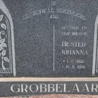 GROBBELAAR Hester Johanna 1950-1986