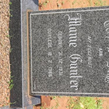 GUNTER Manie 1931-1986