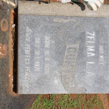 GUNTER Zelma L.A. 1939-1976