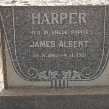 HARPER James Albert 1886-1961