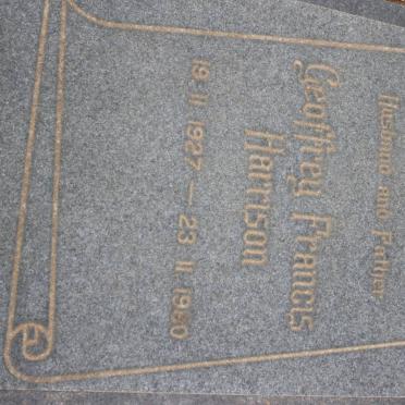 HARRISON Geoffrey Francis 1927-1980