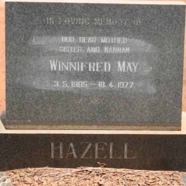HAZELL Winnifred May 1905-1977