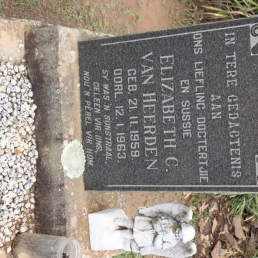 HEERDEN Elizabeth C., van 1959-1963