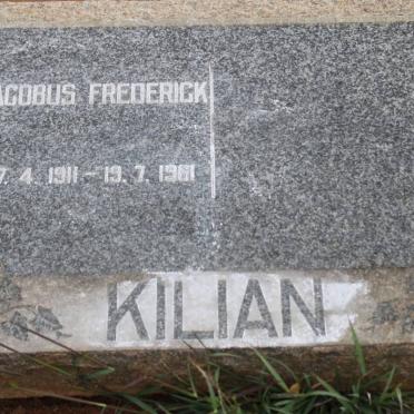 KILIAN Jacobus Frederick 1911-1961