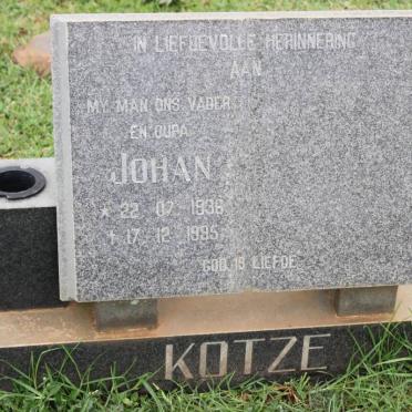 KOTZE Johan 1936-1995