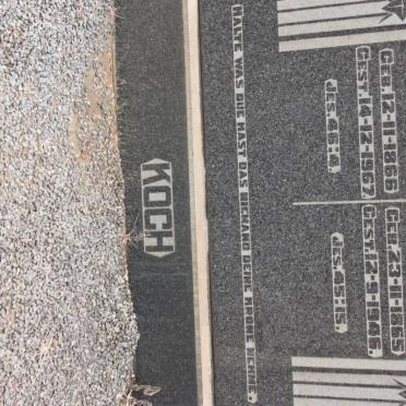 KOCH Paul 1866-1967 &amp; Anna BARTELS 1865-1946