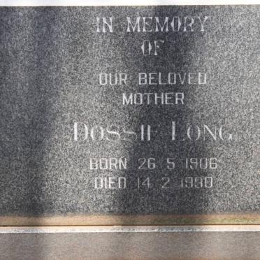 LONG Dossie 1906-1990