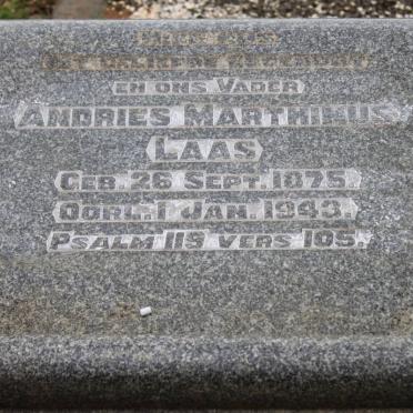 LAAS Andries Marthinus 1875-1943