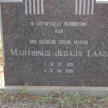 LAAS Marthinus Jesaja 1931-1996