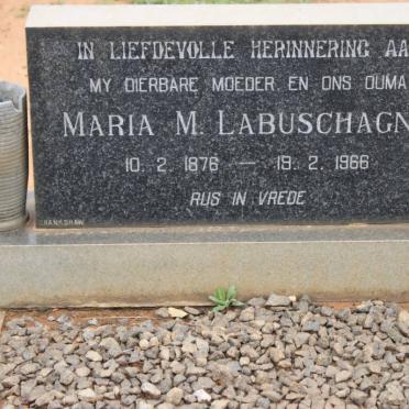 LABUSCHAGNE Maria M. 1876-1966