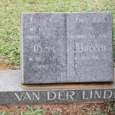 LINDE Gert, van der 1928-1992 &amp; Doreen 1931-