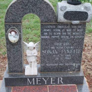 MEYER Sonja Lynette 1986-1986