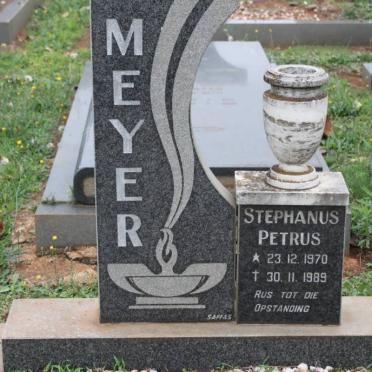 MEYER Stephanus Petrus 1970-1989