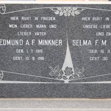 MINKNER Edmund A.F. 1915-1981 &amp; Selma F.M. 1911-1987