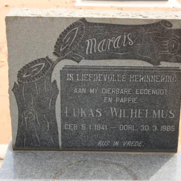 MARAIS Lukas Wilhelmus 1941-1985