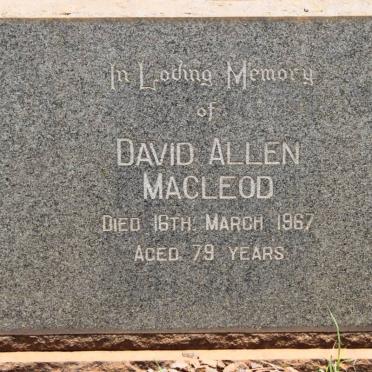 MACLEOD David Allen -1967