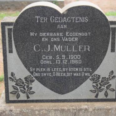 MULLER C.J. 1900-1960