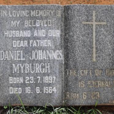 MYBURGH Daniel Johannes 1897-1964