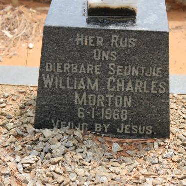 MORTON William Charles 1968-1968