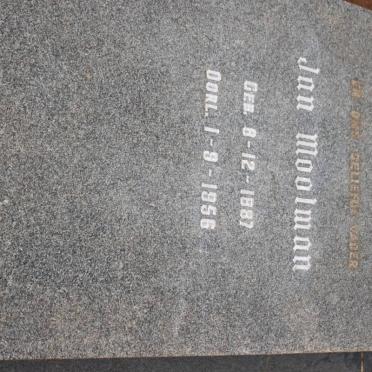 MOOLMAN Jan 1887-1956