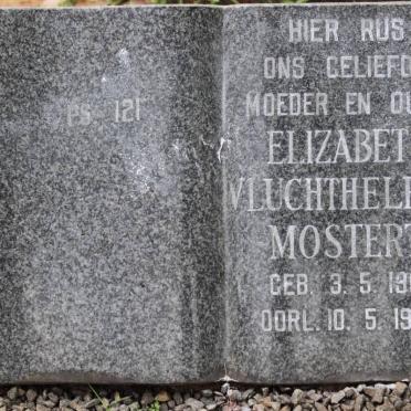 MOSTERT Elizabeth Vluchthelena 1901-1982