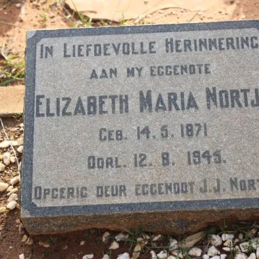 NORTJE Elizabeth Maria 1871-1945
