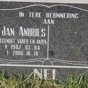 NEL Jan Andries 1947-2006