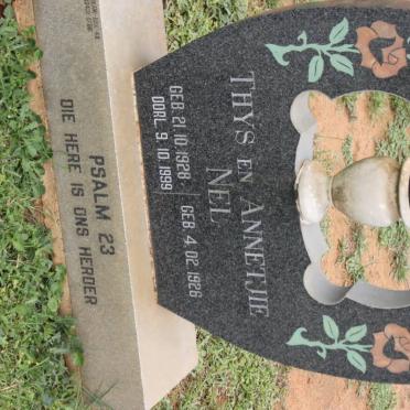 NEL Thys 1928-1999 &amp; Annetjie 1926-