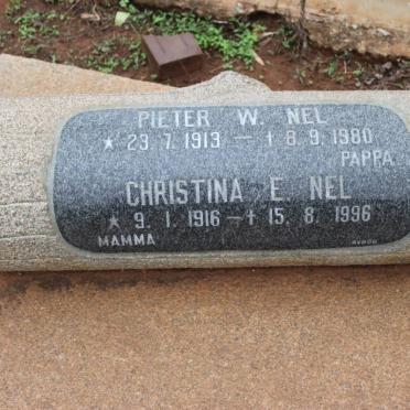 NEL Pieter W. 1913-1980 &amp; Christina E. 1916-1996
