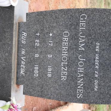 OBERHOLZER Gieljam Johannes 1919-1980