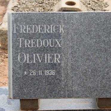 OLIVIER Frederick Tredoux 1936-