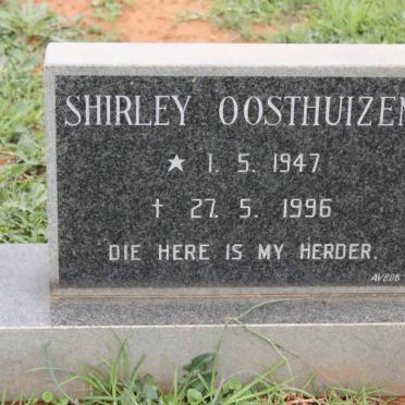 OOSTHUIZEN Shirley 1947-1996