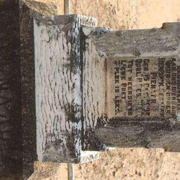 PIENAAR Hendrik Gestaff 1908-1931