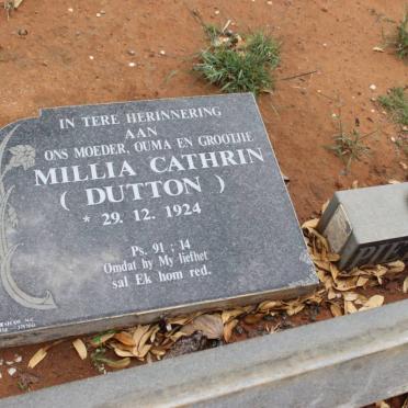 PIETERSE Millia Cathrin nee DUTTON 1924-