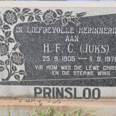 PRINSLOO H.F.C. 1905-1978