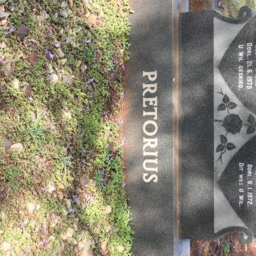 PRETORIUS Dewald Johannes 1889-1975 &amp; Lilian May CROUCH 1901-1972