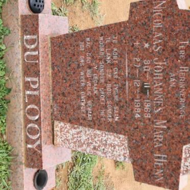 PLOOY Nicolaas Johannes Mara Henn, du 1969-1994