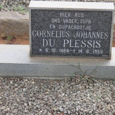 PLESSIS Cornelius Johannes, du  1884-1959