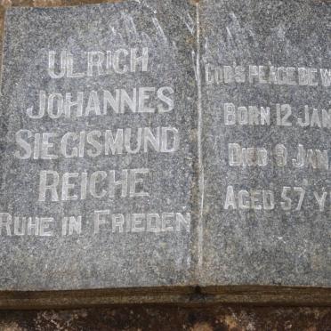 REICHE Ulrich Johannes Siegismund 1899-1956