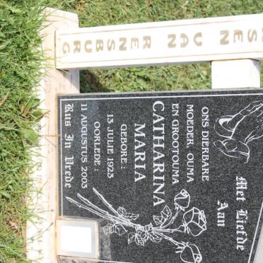 RENSBURG Catharina Maria, Janse van 1923-2003