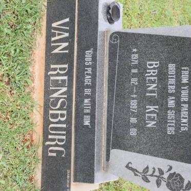 RENSBURG Brent Ken, van 1971-1997