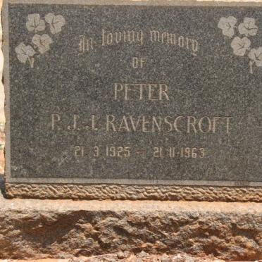 RAVENSCROFT P.J.J 1925-1963