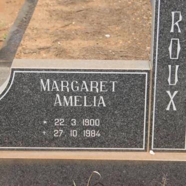 ROUX Margaret Amelia 1900-1984
