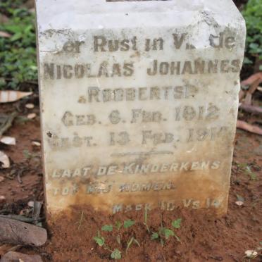 ROBBERTSE Nicolaas Johannes 1912-1914