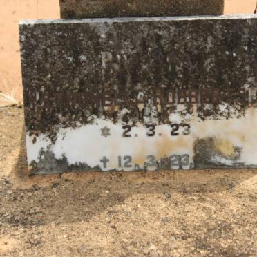 ROBBERTSE Petronella 1923-1923