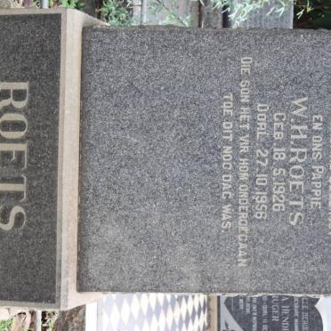ROETS W.H. 1926-1956